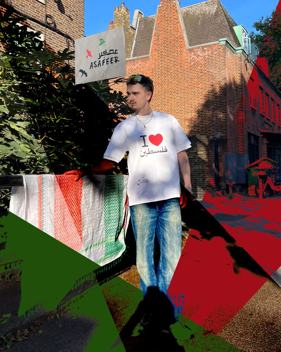 Asafeer I love Falasteen T-shirt